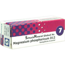 Verpackungsbild (Packshot) von SCHUCKMINERAL Globuli 7 Magnesium phosphoricum D12