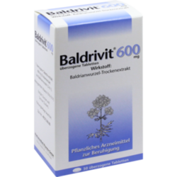 Verpackungsbild (Packshot) von BALDRIVIT 600 mg überzogene Tabletten