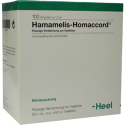 Verpackungsbild (Packshot) von HAMAMELIS HOMACCORD Ampullen