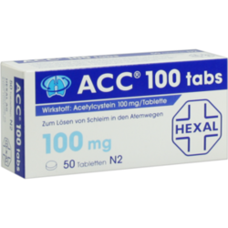 Verpackungsbild(Packshot) von ACC 100 tabs Tabletten