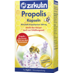 Verpackungsbild(Packshot) von ZIRKULIN Propolis Kapseln