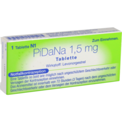 Verpackungsbild (Packshot) von PIDANA 1,5 mg Tabletten