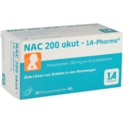 Verpackungsbild (Packshot) von NAC 200 akut-1A Pharma Brausetabletten
