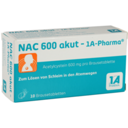 Verpackungsbild (Packshot) von NAC 600 akut-1A Pharma Brausetabletten