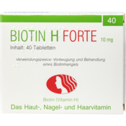 Verpackungsbild (Packshot) von BIOTIN H forte 10 mg Tabletten