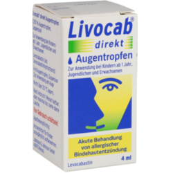 Verpackungsbild (Packshot) von LIVOCAB direkt Augentropfen