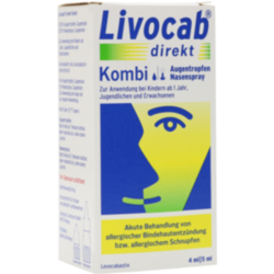 Verpackungsbild (Packshot) von LIVOCAB direkt Kombi 4 ml Augentr.+5 ml Nasenspray