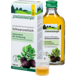 Verpackungsbild (Packshot) von SCHWARZRETTICH Schoenenberger Heilpflanzensäfte