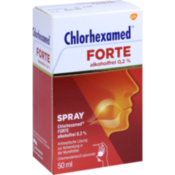 Verpackungsbild (Packshot) von CHLORHEXAMED FORTE alkoholfrei 0,2% Spray