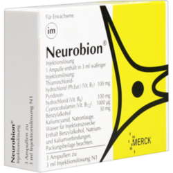 Verpackungsbild (Packshot) von NEUROBION Ampullen