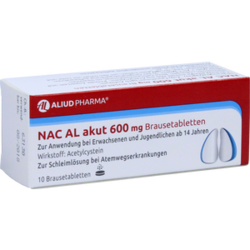 Verpackungsbild (Packshot) von NAC AL akut 600 mg Brausetabletten