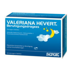 Verpackungsbild (Packshot) von VALERIANA HEVERT Beruhigungsdragees