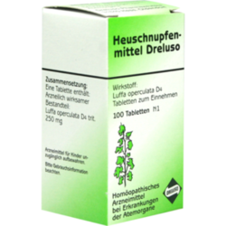 Verpackungsbild (Packshot) von HEUSCHNUPFENMITTEL Dreluso Tabletten