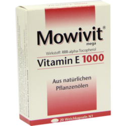 Verpackungsbild (Packshot) von MOWIVIT Vitamin E 1000 Kapseln