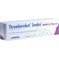 Verpackungsbild(Packshot) von THROMBAREDUCT Sandoz 180.000 I.E. Salbe