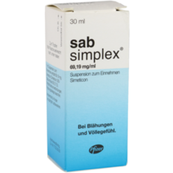 Verpackungsbild (Packshot) von SAB simplex Suspension zum Einnehmen