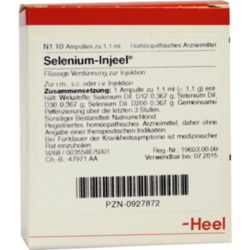 Verpackungsbild(Packshot) von SELENIUM INJEEL Ampullen