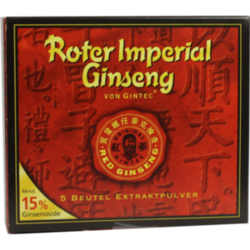Verpackungsbild(Packshot) von ROTER GINSENG Imper.Gintec Extraktpulver 15% Btl.