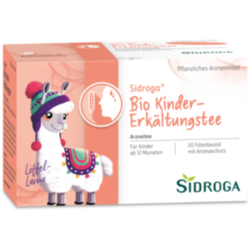 Verpackungsbild (Packshot) von SIDROGA Bio Kinder-Erkältungstee Filterbeutel
