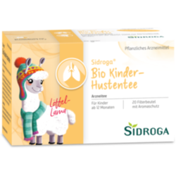 Verpackungsbild (Packshot) von SIDROGA Bio Kinder-Hustentee Filterbeutel