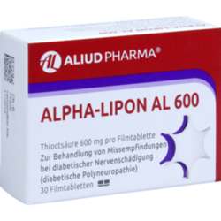 Verpackungsbild (Packshot) von ALPHA-LIPON AL 600 Filmtabletten