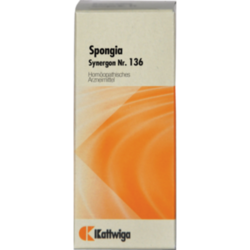 Verpackungsbild(Packshot) von SYNERGON KOMPLEX 136 Spongia Tropfen