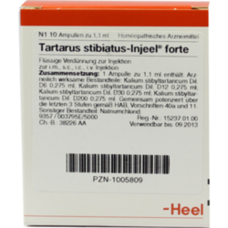 Verpackungsbild(Packshot) von TARTARUS STIBIATUS INJEEL forte Ampullen