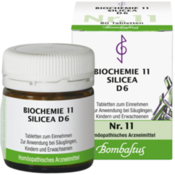 Verpackungsbild (Packshot) von BIOCHEMIE 11 Silicea D 6 Tabletten