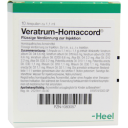 Verpackungsbild(Packshot) von VERATRUM HOMACCORD Ampullen