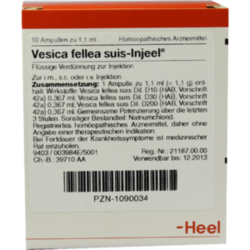 Verpackungsbild(Packshot) von VESICA FELLEA suis-Injeel Ampullen