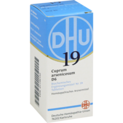 Verpackungsbild (Packshot) von BIOCHEMIE DHU 19 Cuprum arsenicosum D 6 Tabletten