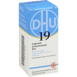 Verpackungsbild (Packshot) von BIOCHEMIE DHU 19 Cuprum arsenicosum D 12 Tabletten