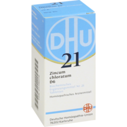 Verpackungsbild (Packshot) von BIOCHEMIE DHU 21 Zincum chloratum D 6 Tabletten