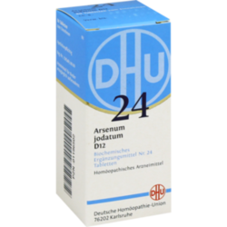 Verpackungsbild (Packshot) von BIOCHEMIE DHU 24 Arsenum jodatum D 12 Tabletten