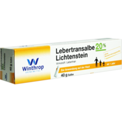 Verpackungsbild (Packshot) von LEBERTRANSALBE 20% Lichtenstein