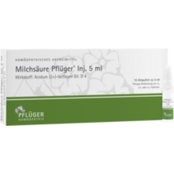 Verpackungsbild (Packshot) von MILCHSÄURE Pflüger Injektionslösung 5 ml