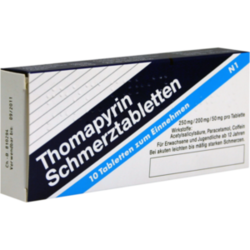 Verpackungsbild (Packshot) von THOMAPYRIN Tabletten
