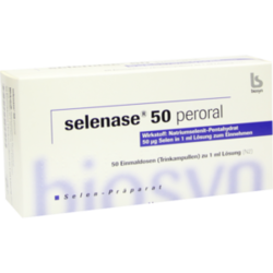 Verpackungsbild (Packshot) von SELENASE 50 peroral Lösung zum Einnehmen