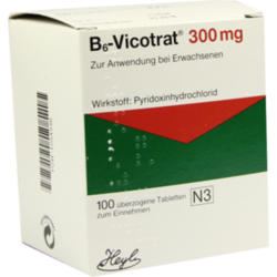 Verpackungsbild (Packshot) von B6 VICOTRAT 300 mg überzogene Tabletten