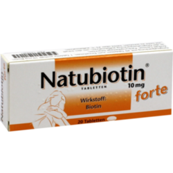 Verpackungsbild (Packshot) von NATUBIOTIN 10 mg forte Tabletten