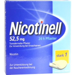 Verpackungsbild (Packshot) von NICOTINELL 21 mg/24-Stunden-Pflaster 52,5mg