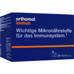 Verpackungsbild (Packshot) von ORTHOMOL Immun Trinkfläschchen/Tabl.Kombipack.
