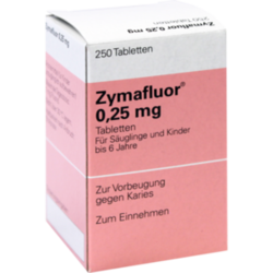 Verpackungsbild (Packshot) von ZYMAFLUOR 0,25 mg Tabletten