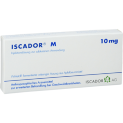 Verpackungsbild (Packshot) von ISCADOR M 10 mg Injektionslösung