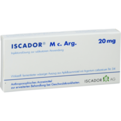 Verpackungsbild (Packshot) von ISCADOR M c.Arg 20 mg Injektionslösung
