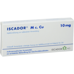 Verpackungsbild (Packshot) von ISCADOR M c.Cu 10 mg Injektionslösung