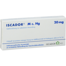 Verpackungsbild (Packshot) von ISCADOR M c.Hg 20 mg Injektionslösung