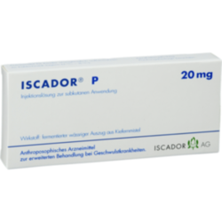 Verpackungsbild (Packshot) von ISCADOR P 20 mg Injektionslösung