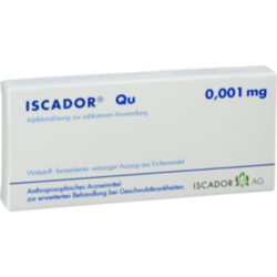 Verpackungsbild (Packshot) von ISCADOR Qu 0,001 mg Injektionslösung