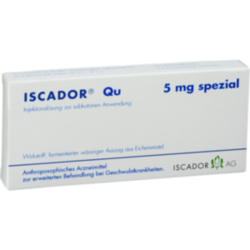 Verpackungsbild (Packshot) von ISCADOR Qu 5 mg spezial Injektionslösung